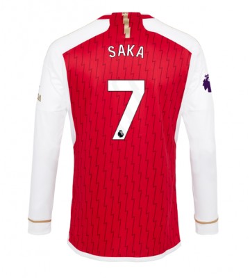 Arsenal Bukayo Saka #7 Replika Hjemmebanetrøje 2023-24 Langærmet